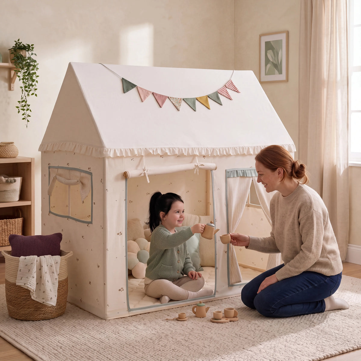 Tente de jeu enfant en forme de maison — vue 9