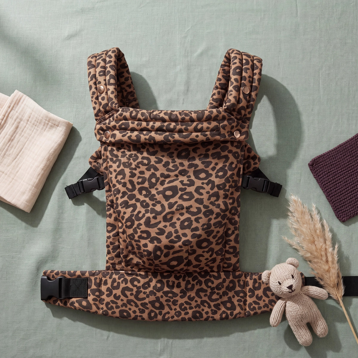 Porte-bébé réglable en coton à bretelles croisées — vue 16