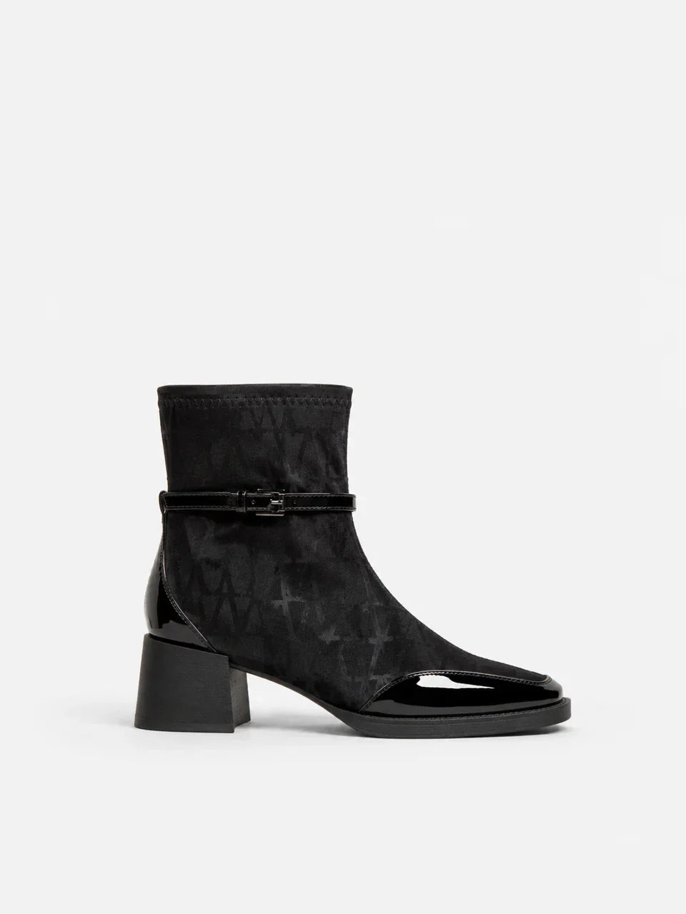 Bottines chaussette à bout verni Yade — Amielle Paris