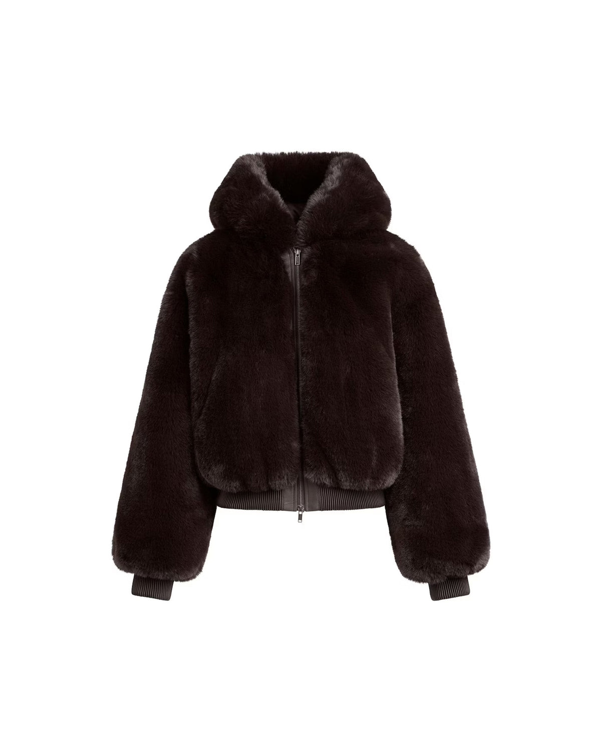 Elara — Blouson court en fausse fourrure — vue 15