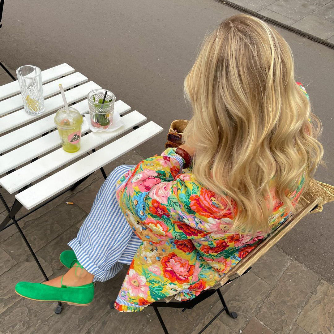 Fiona — Veste légère à motifs colorés — Amielle Paris