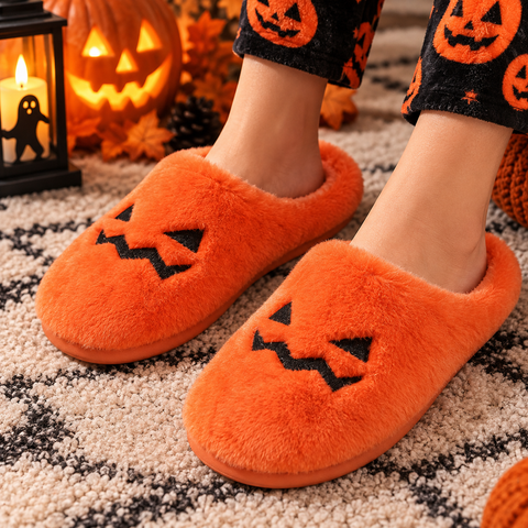 Ghoul Friend — Chaussons citrouille