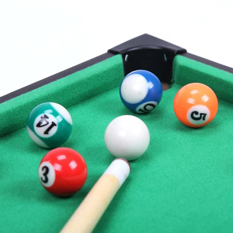 Mini-billard de table en bois avec 2 queues — vue 5
