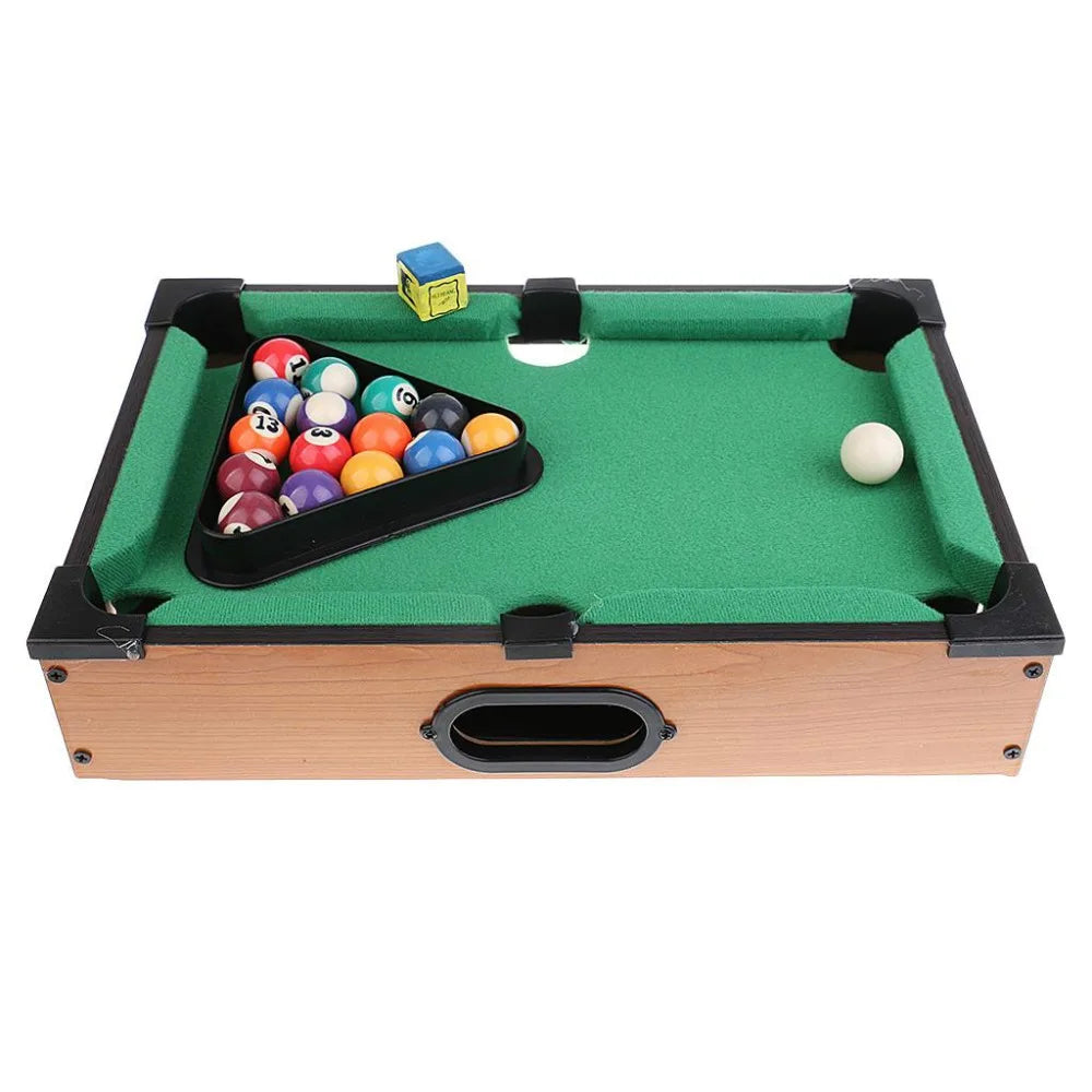 Mini-billard de table en bois avec 2 queues — vue 8