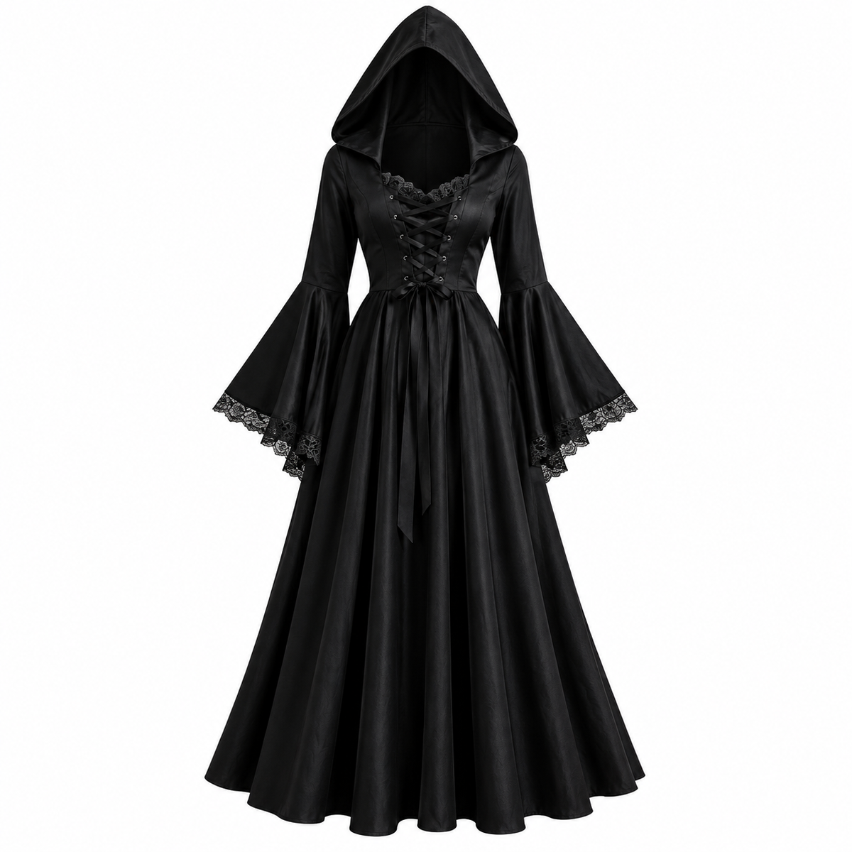 Haunted Manor — Robe de sorcière noire — vue 2