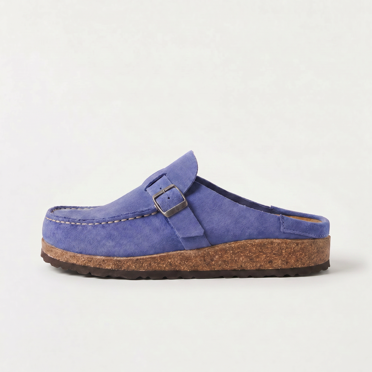 Mocassins aspect daim à boucle et semelle rembourrée — Amielle Paris — vue 6