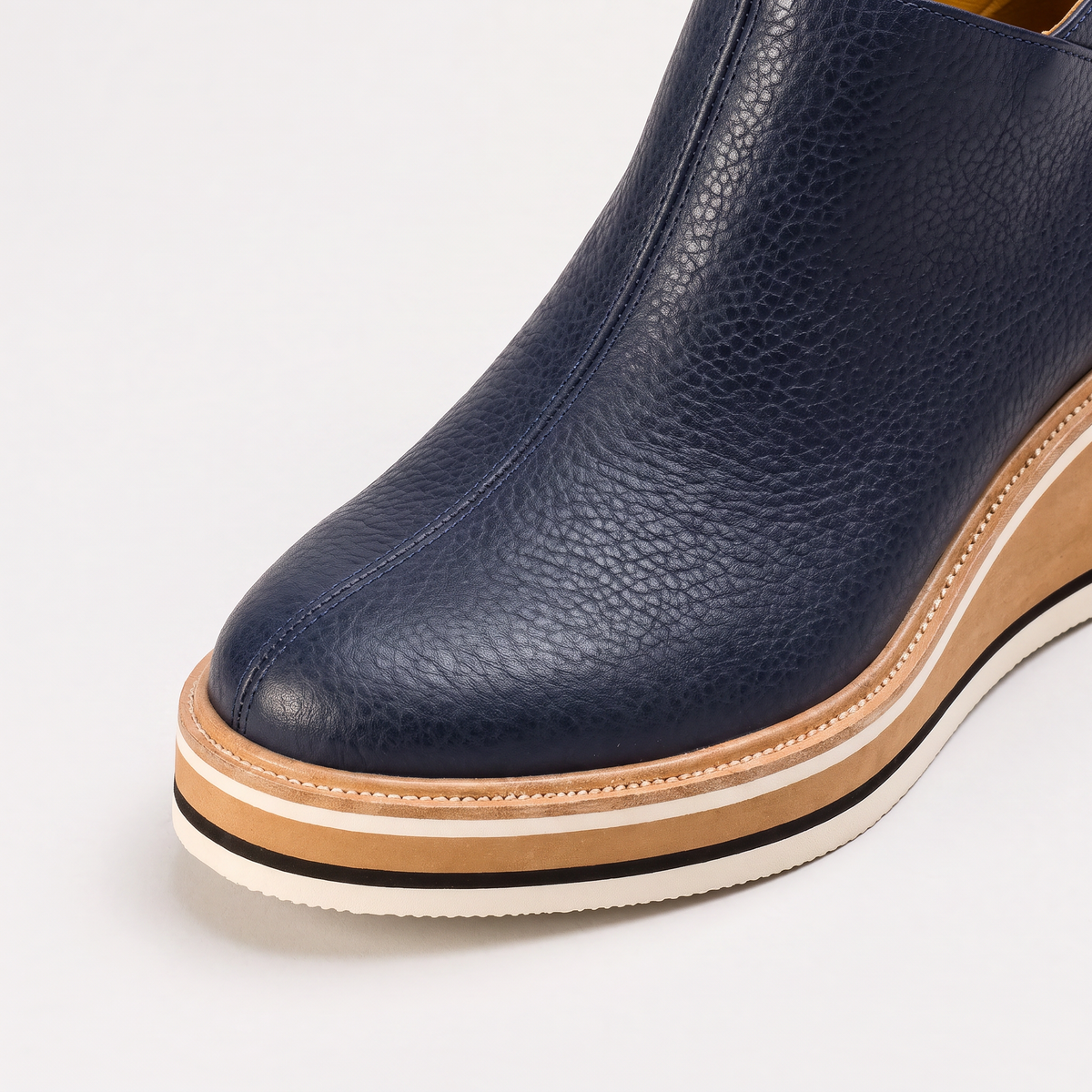Bottines à zip latéral et ligne épurée — Amielle Paris — vue 3
