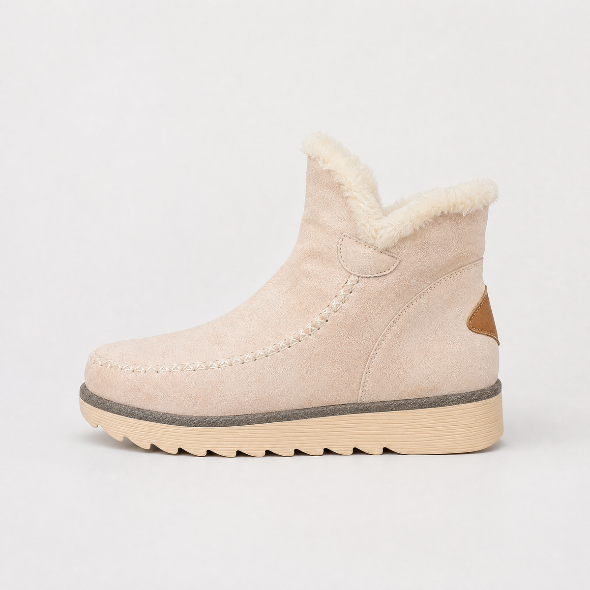 Bottes d’hiver doublées de polaire à semelle crantée — Amielle Paris — vue 1