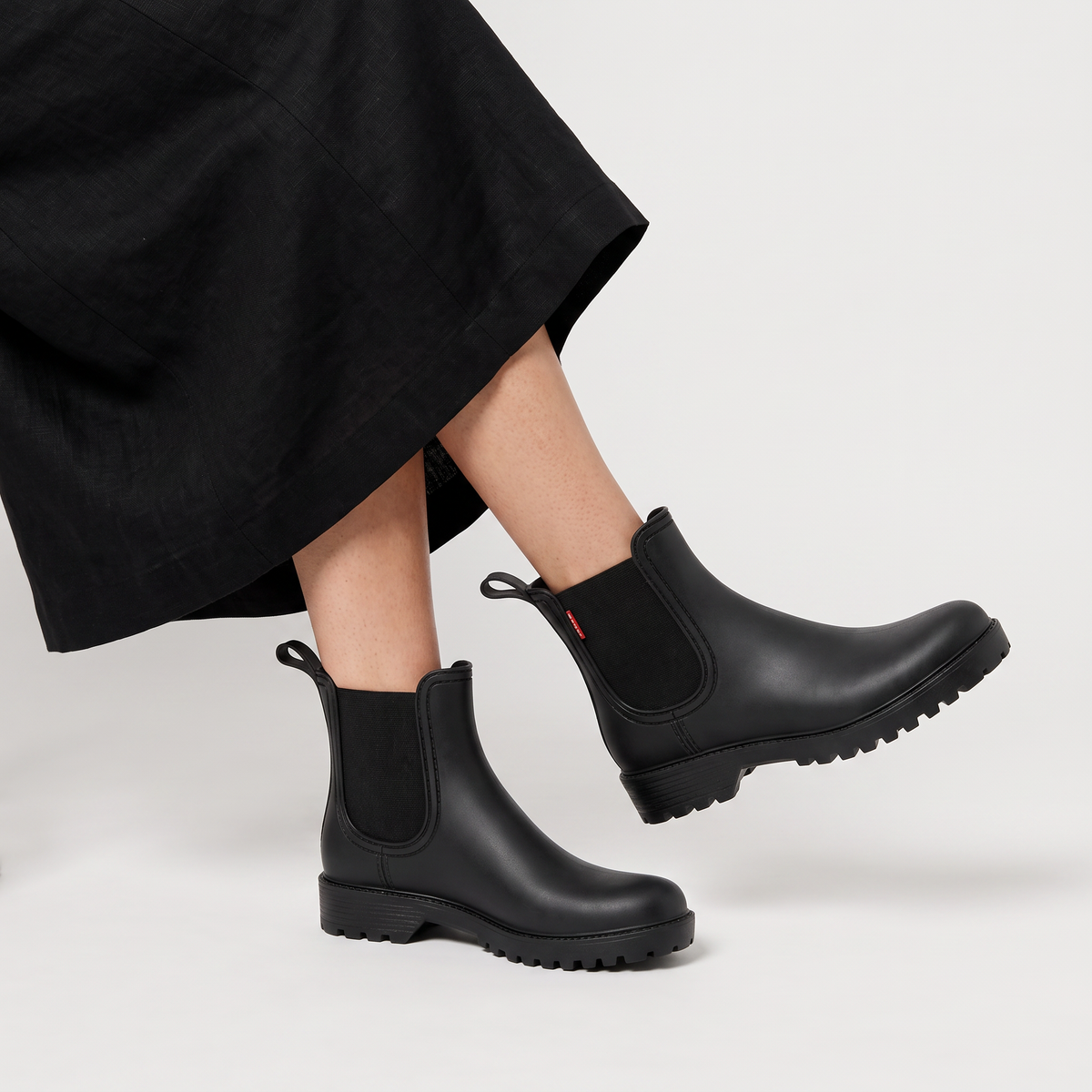Bottines Chelsea mates à semelle crantée — Amielle Paris — vue 5