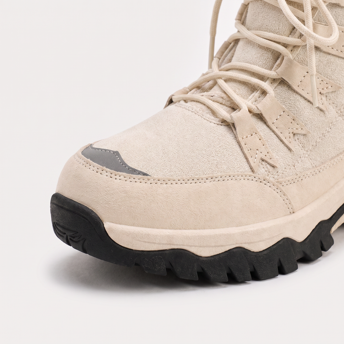 Bottes matelassées à lacets et revers en fausse fourrure — Amielle Paris — vue 3