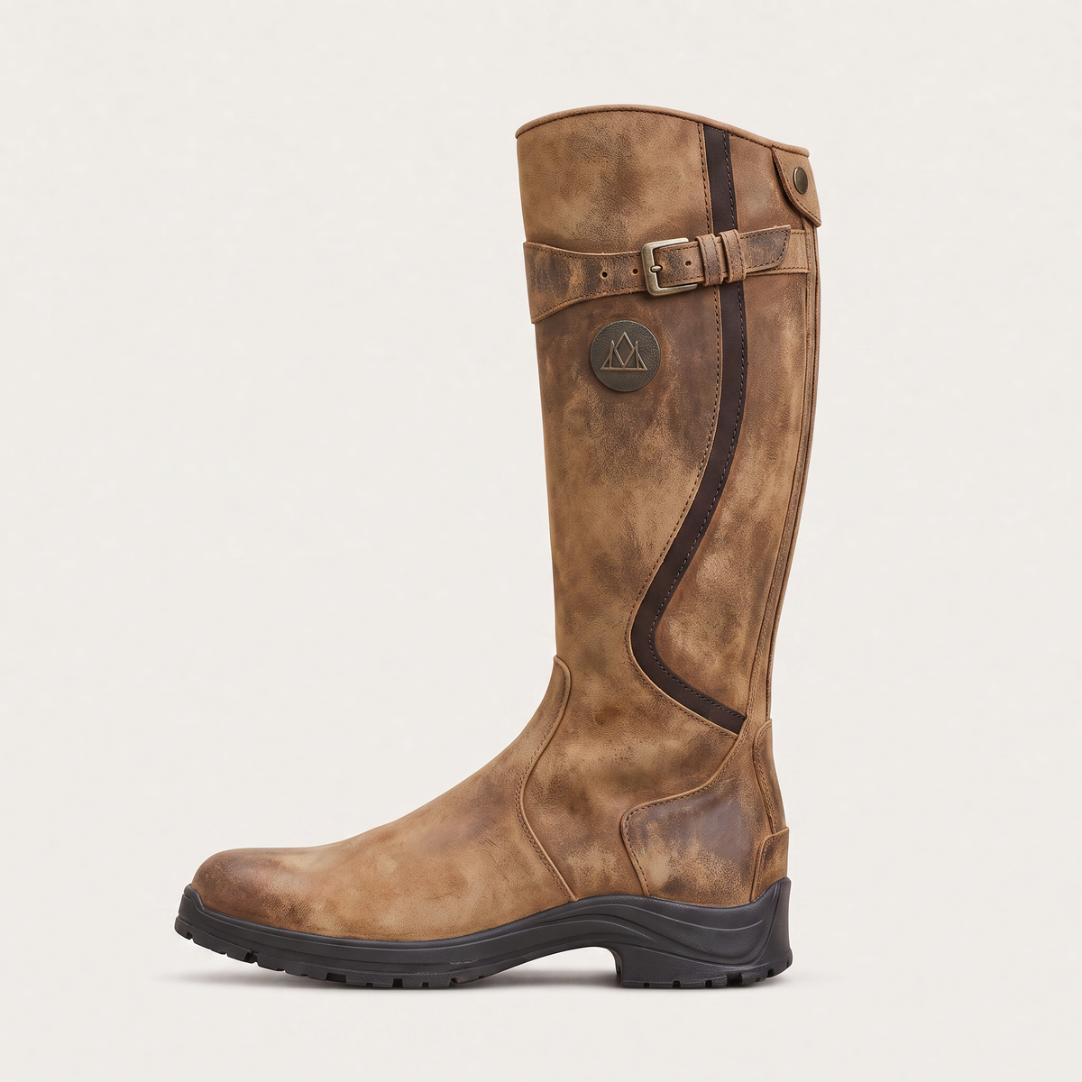 Bottes cavalières à boucle et semelle crantée — Amielle Paris — vue 6
