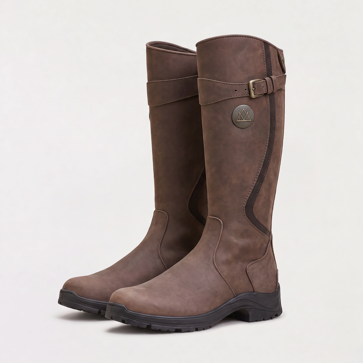 Bottes cavalières à boucle et semelle crantée — Amielle Paris — vue 4