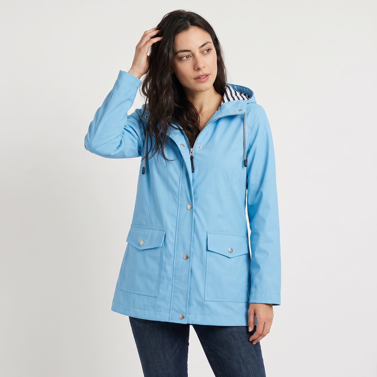 Veste légère à capuche réglable — Amielle Paris — vue 14