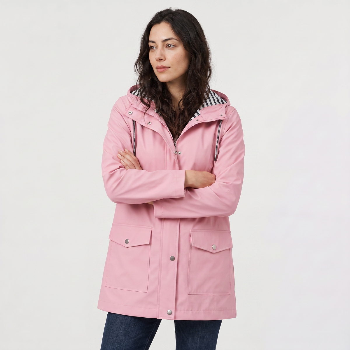Veste légère à capuche réglable — Amielle Paris — vue 10