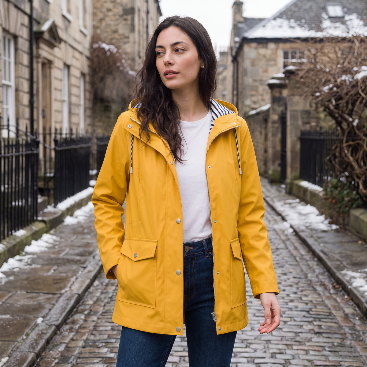 Veste légère à capuche réglable — Amielle Paris — vue 2