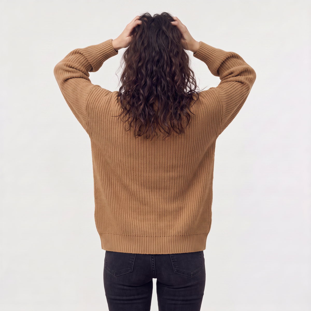 Cardigan côtelé boutonné à col V — Amielle Paris — vue 5