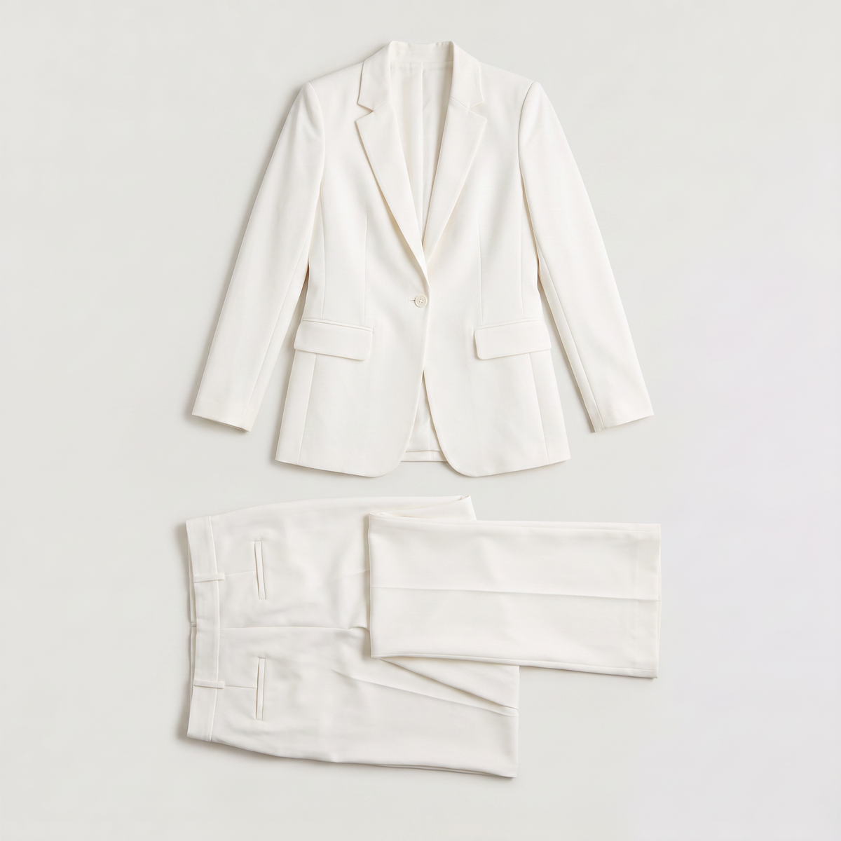 Tailleur deux pièces à blazer et pantalon large — Amielle Paris — vue 9