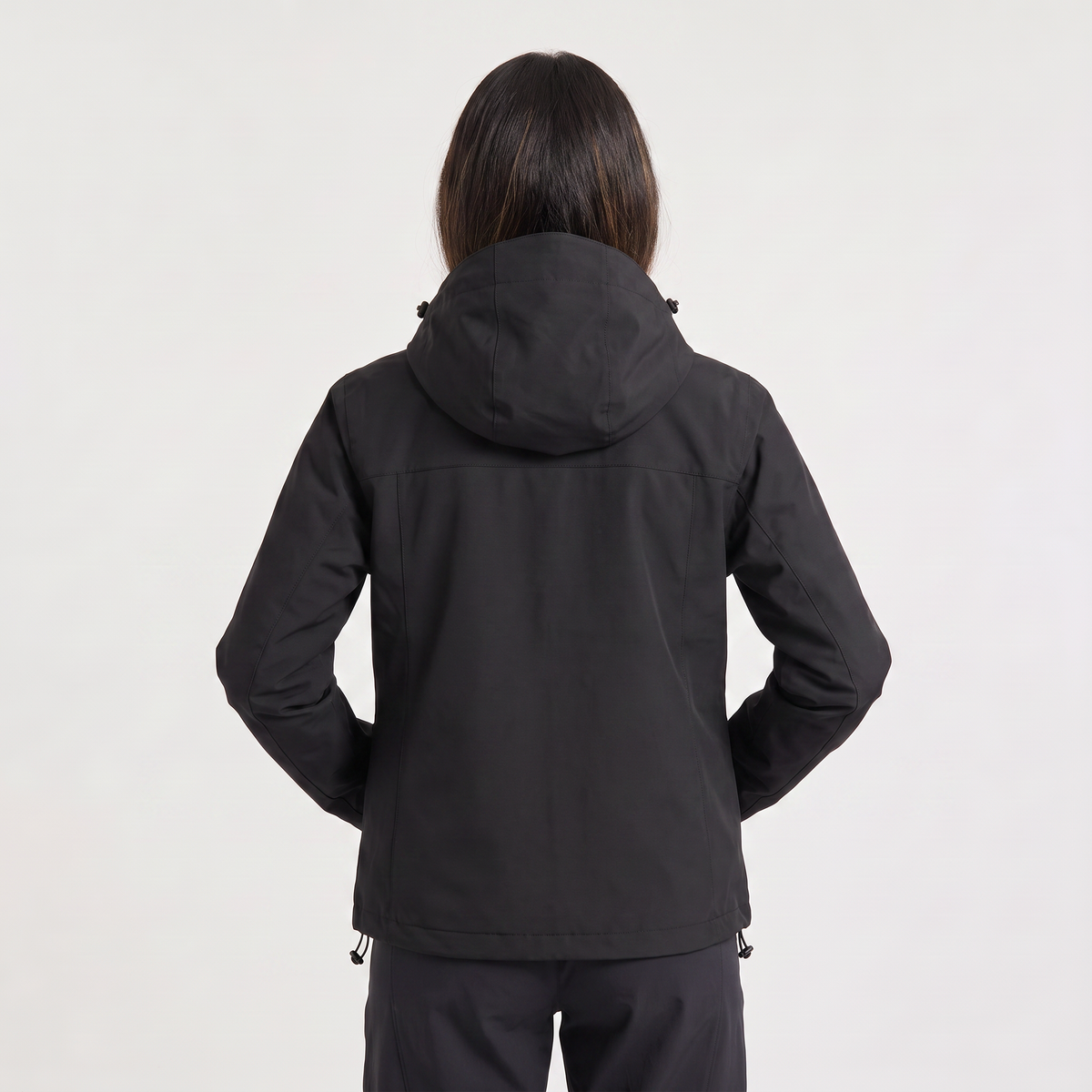 Veste courte à capuche et poches zippées — Amielle Paris — vue 5