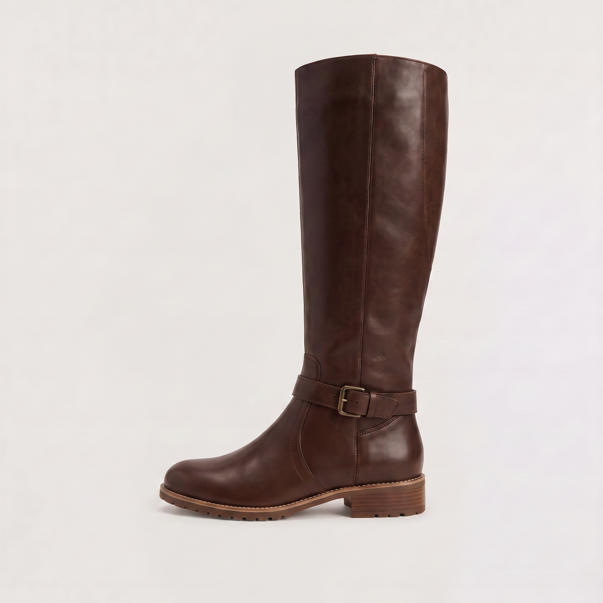 Bottes cavalières à bride et zip intérieur — Amielle Paris — vue 2