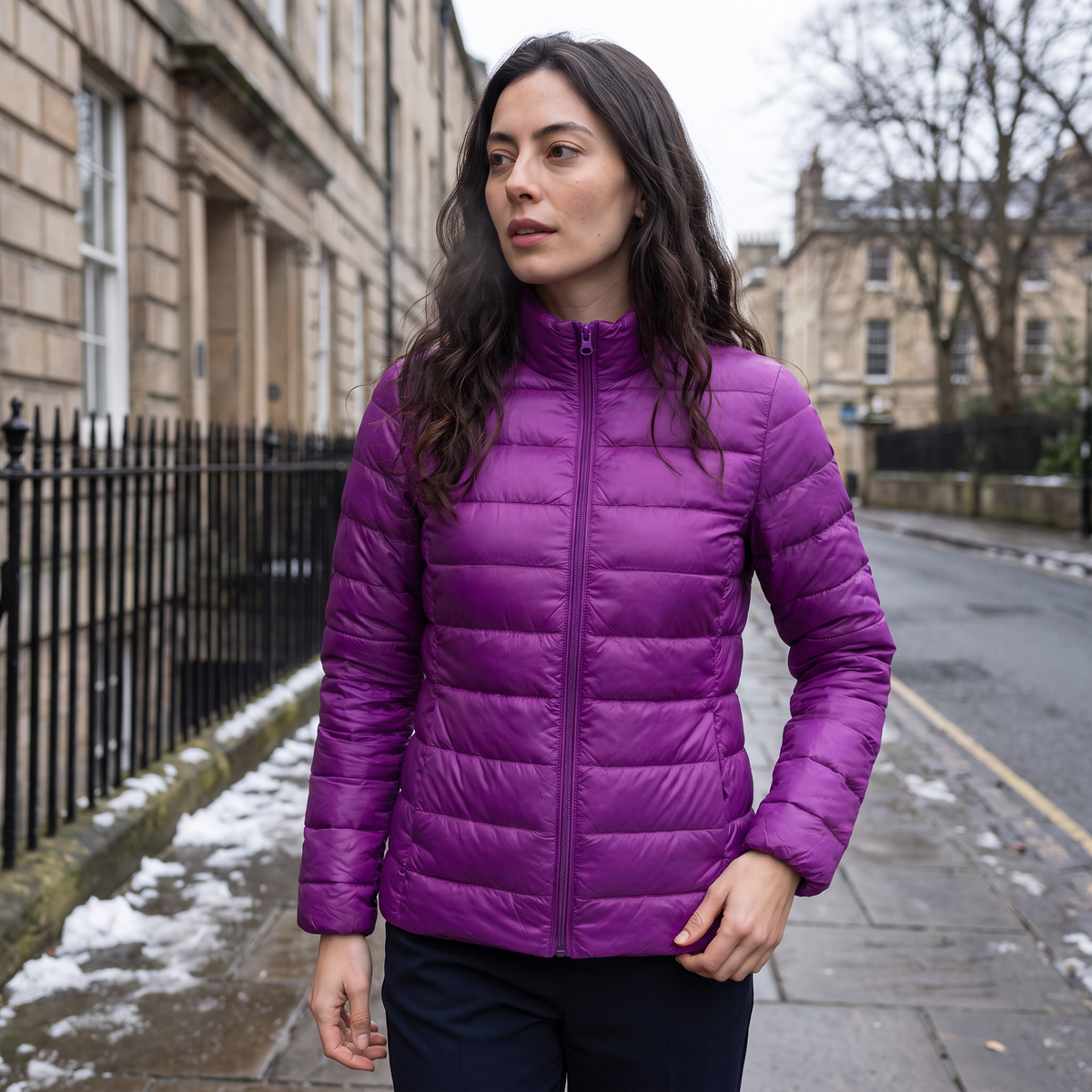 Veste matelassée légère à col montant — Amielle Paris — vue 2