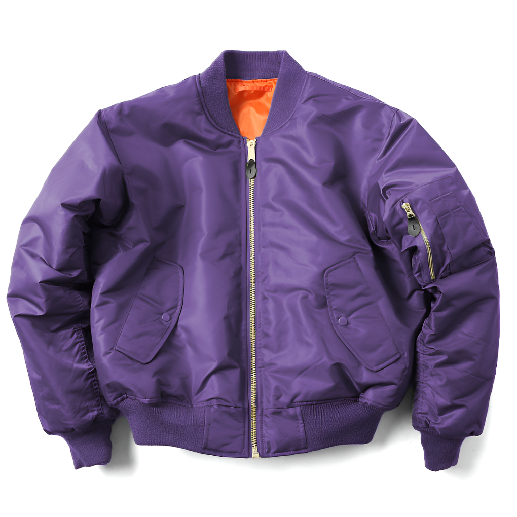 Lucas — Bomber femme zippé à poche de manche — Amielle Paris