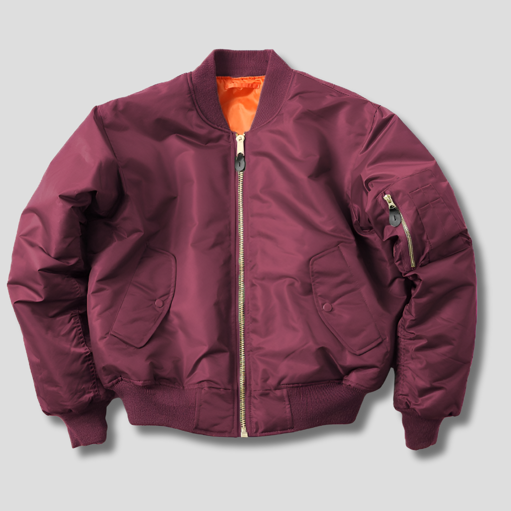 Lucas — Bomber femme zippé à poche de manche — Amielle Paris