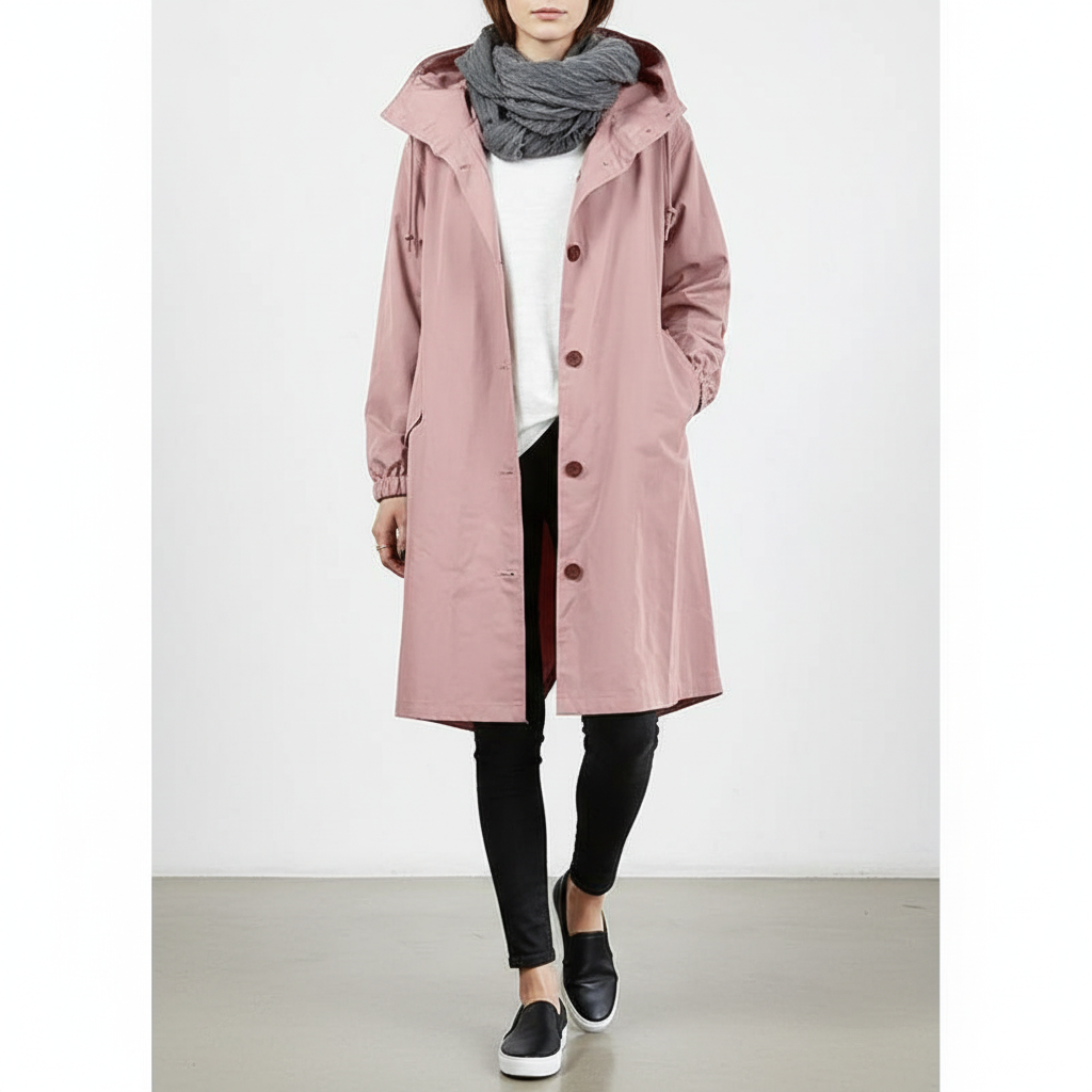 Ruth — Veste légère déperlante à capuche — Amielle Paris