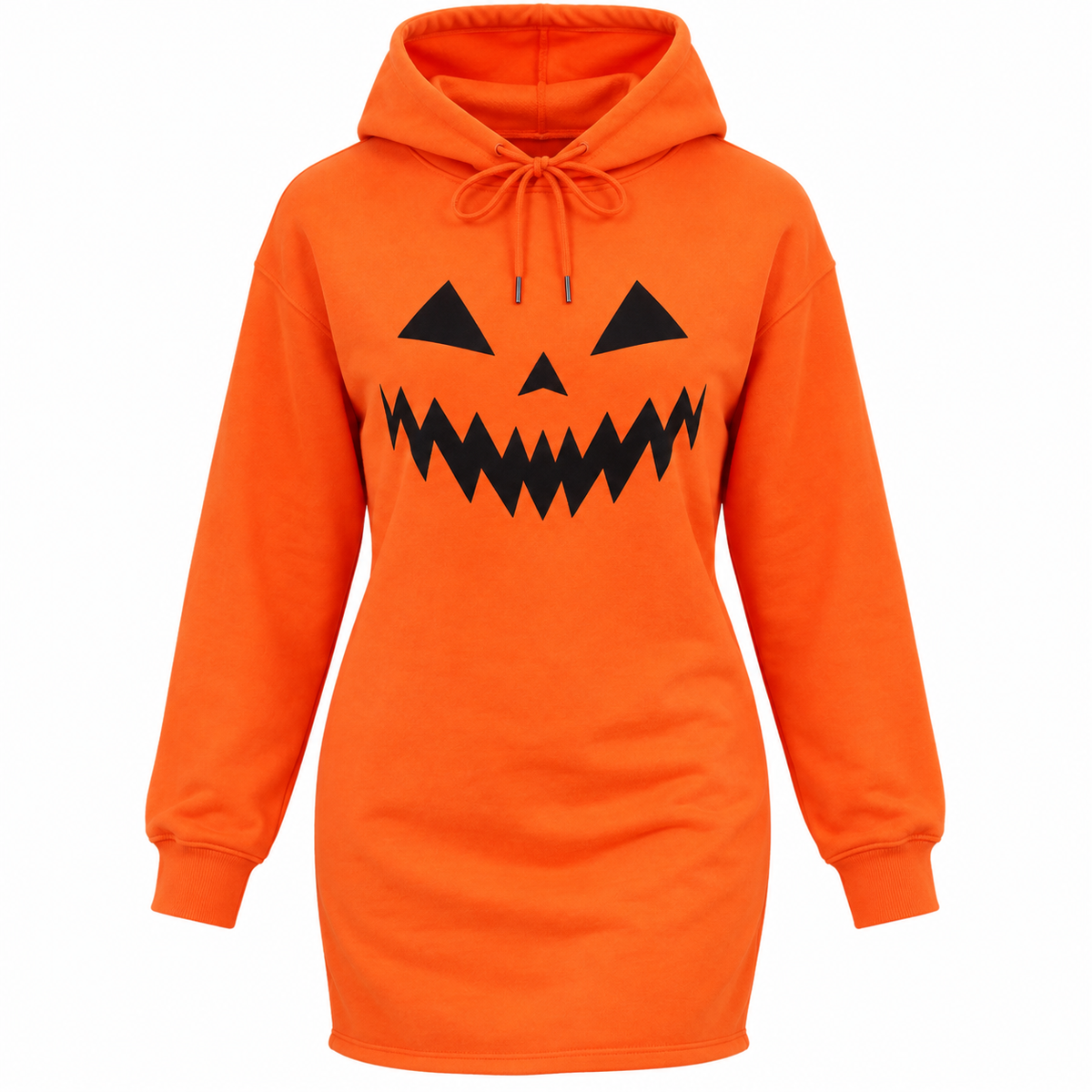 Little Boo — Robe sweat citrouille — vue 2