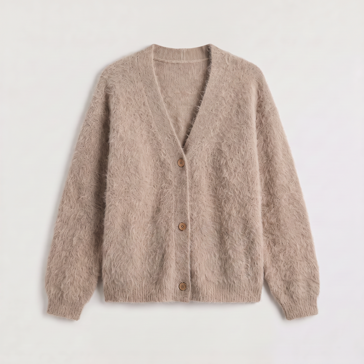 Cardigan boutonné en maille d’acrylique — Amielle Paris — vue 9