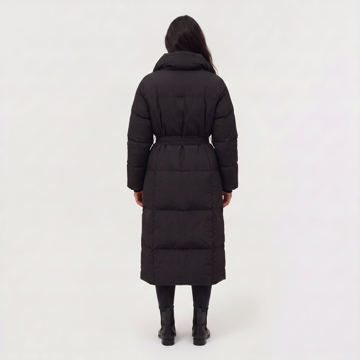 Doudoune longue à grande capuche rembourrée — Amielle Paris — vue 6