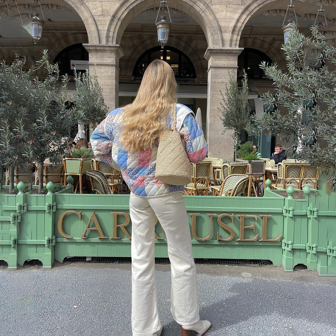 Fiona — Veste légère à motifs colorés — Amielle Paris