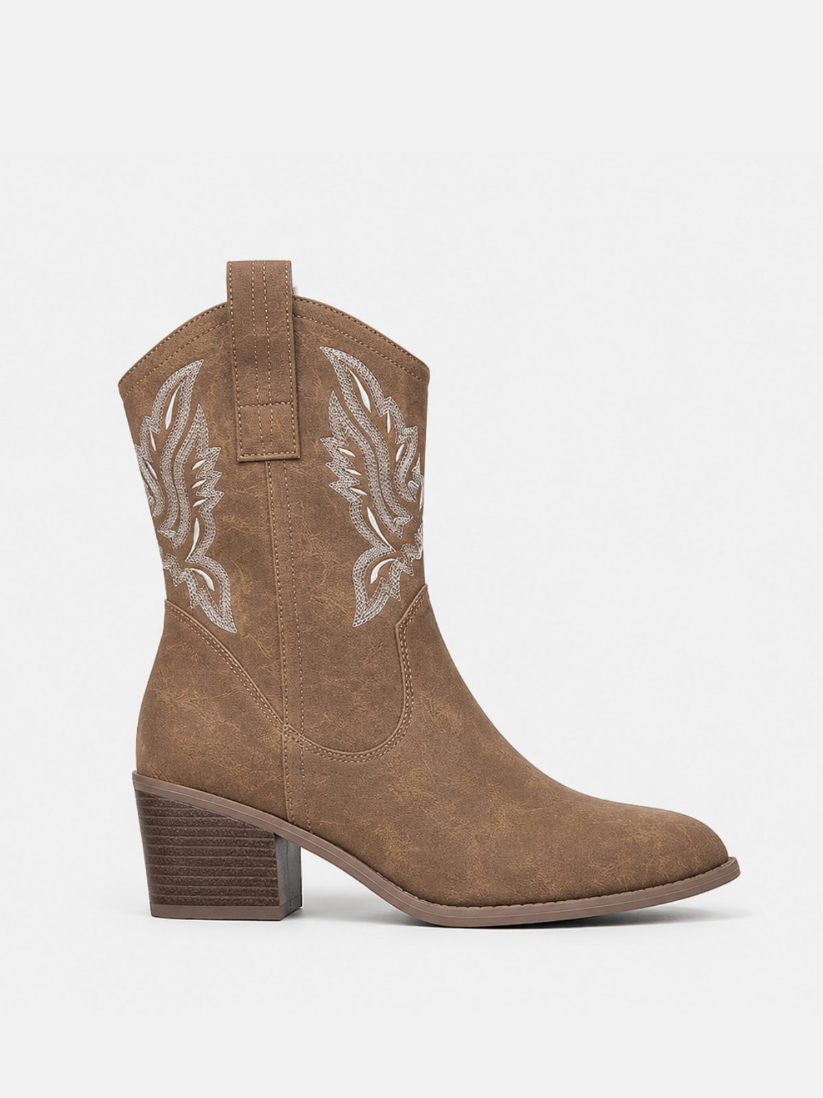 Bottines western brodées Julia — Amielle Paris