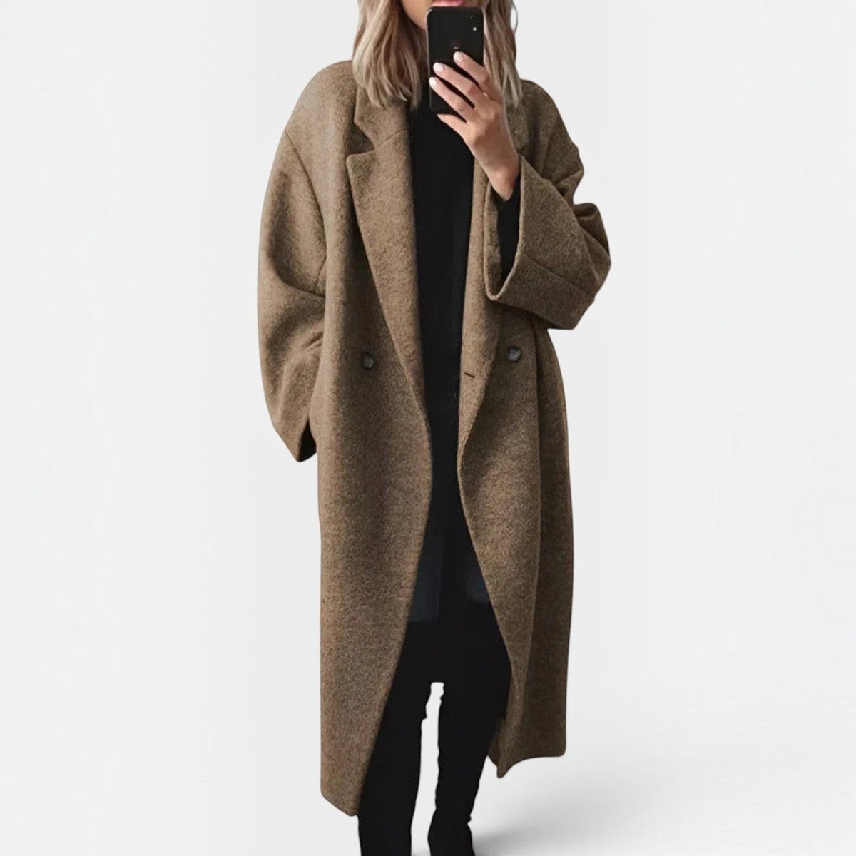 Solène | Manteau long oversize