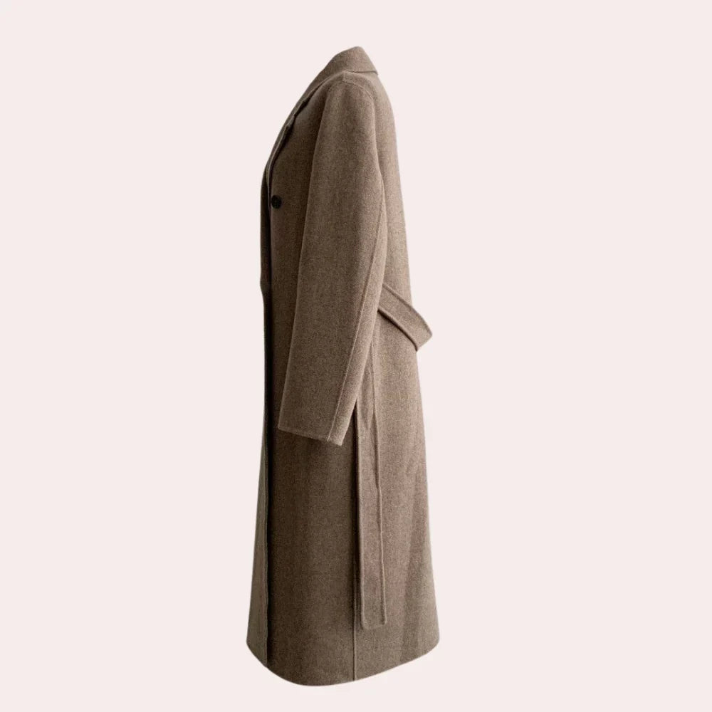 Sienna — Manteau ample croisé et ceinturé — Amielle Paris