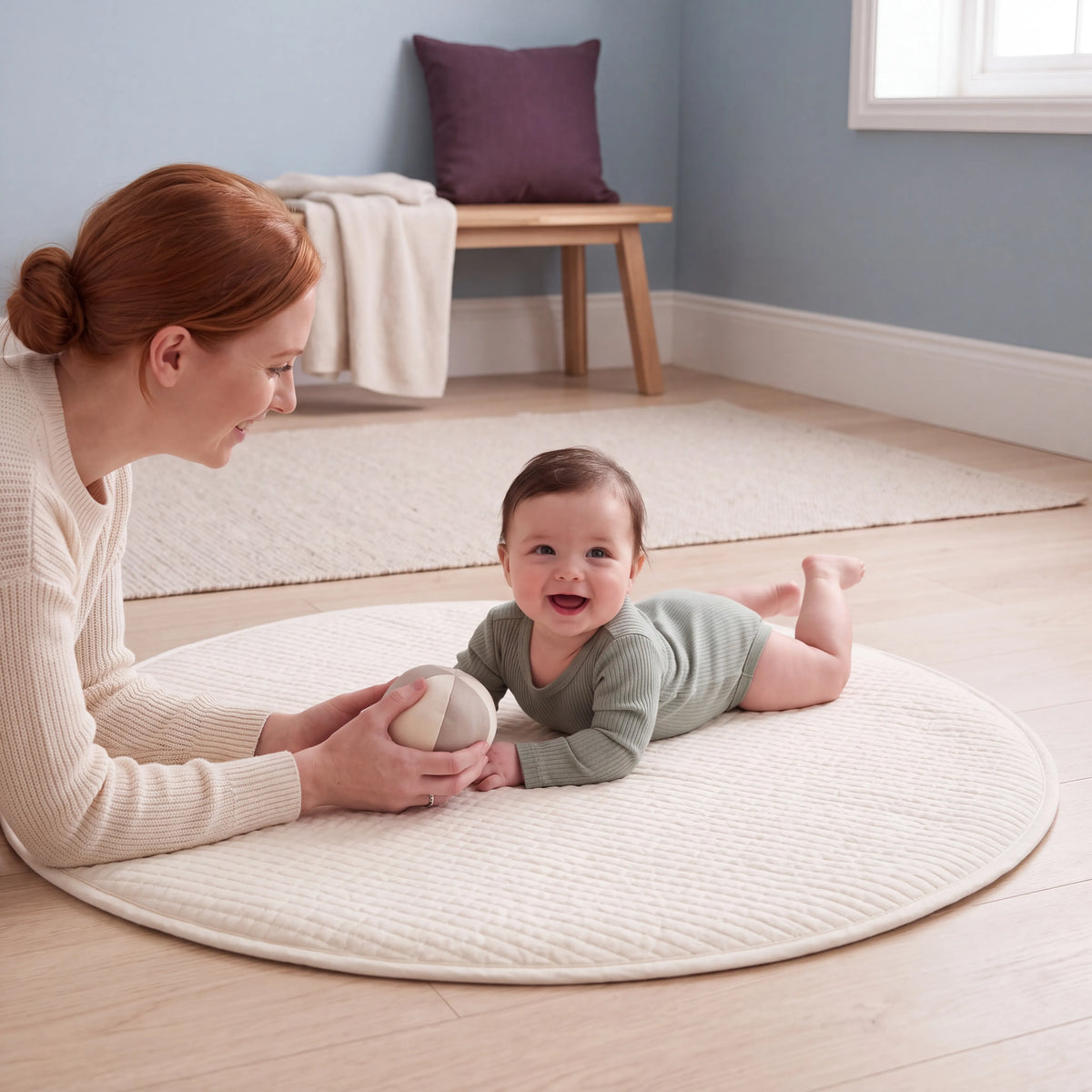 Tapis d’éveil rond déhoussable — 100 cm — vue 8