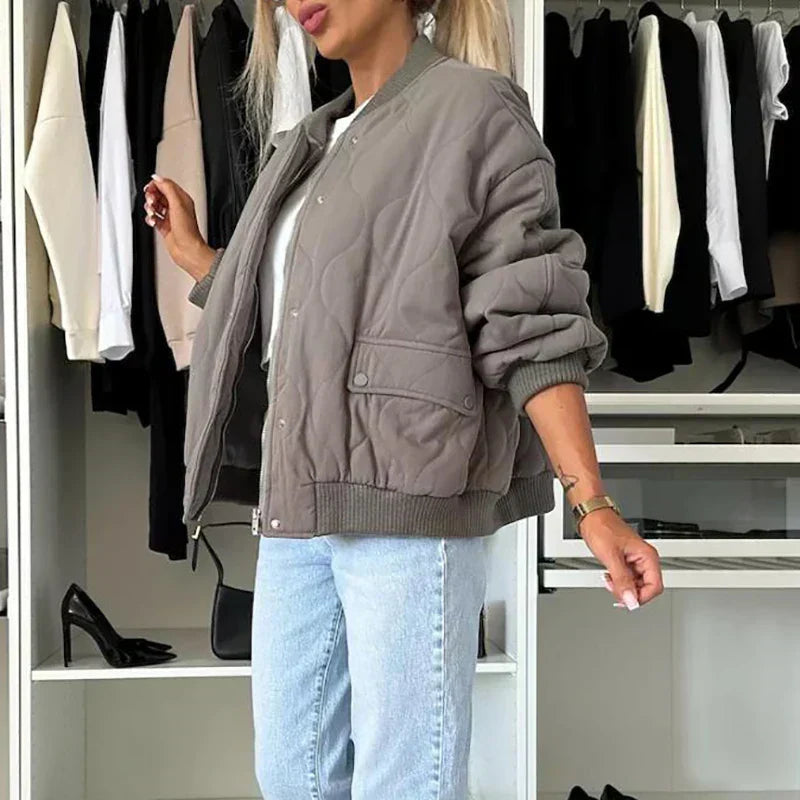 Bella — Veste matelassée à manches ballon — Amielle Paris