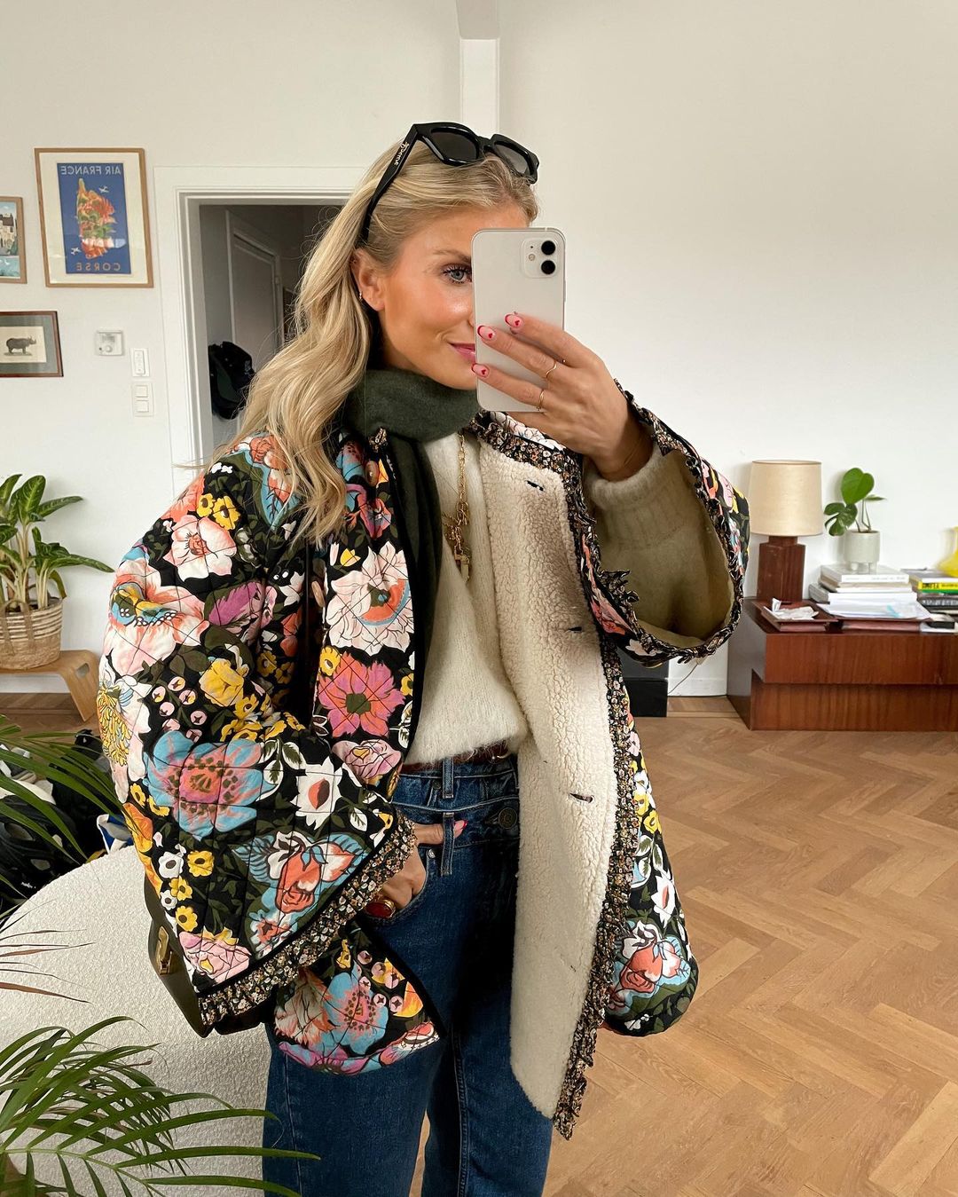 Fiona — Veste légère à motifs colorés — Amielle Paris