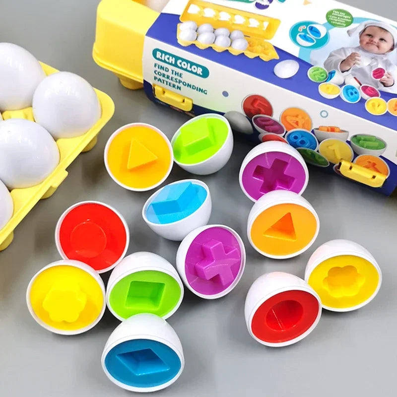 Œufs à associer par couleur et forme — lot de 12 — vue 4