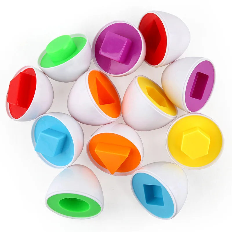 Œufs à associer par couleur et forme — lot de 12 — vue 9