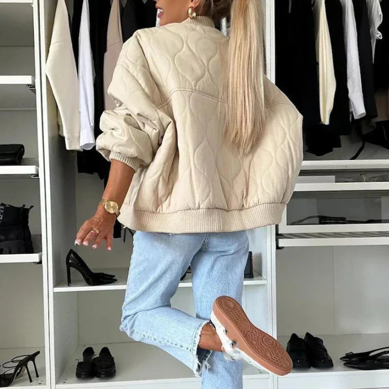 Bella — Veste matelassée à manches ballon — Amielle Paris