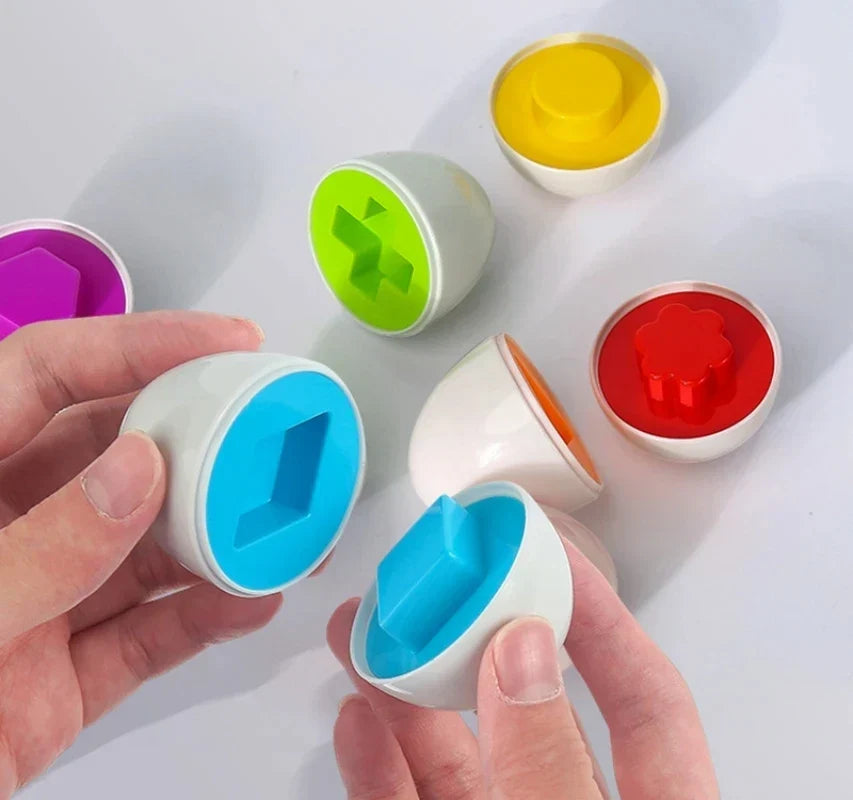 Œufs à associer par couleur et forme — lot de 12 — vue 12