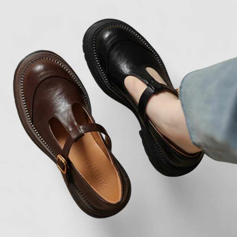 Chaussures Mary Jane à bride en T et semelle épaisse — Amielle Paris