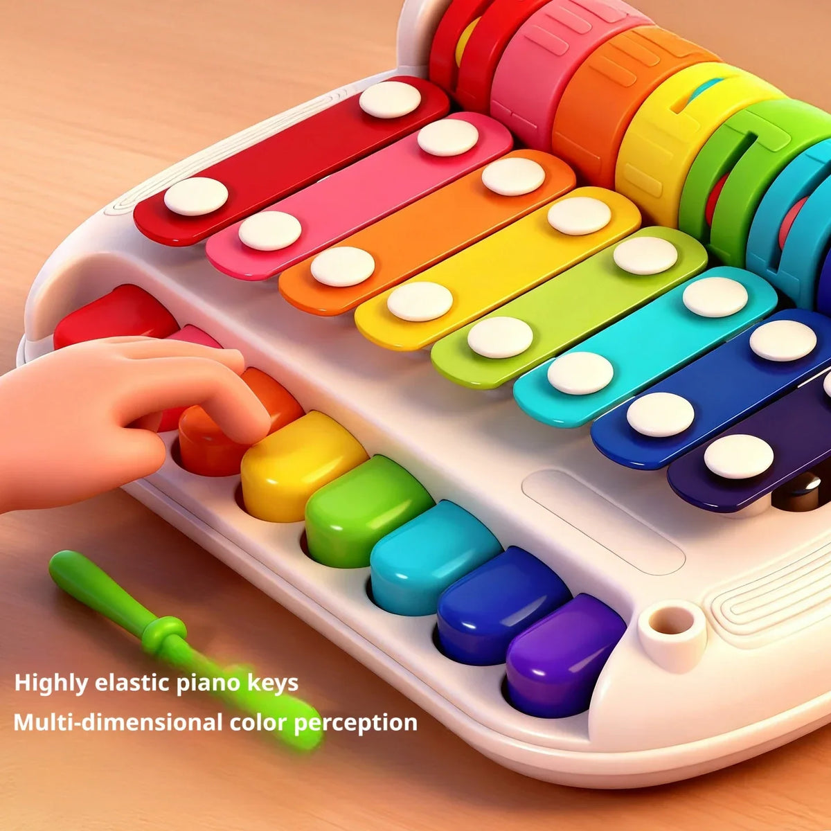 Piano manuel à huit notes pour enfant — vue 8