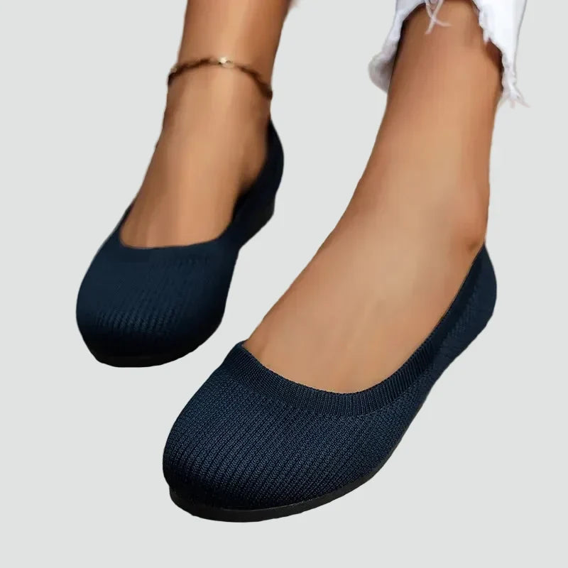 Ballerines en maille à bout rond — Amielle Paris