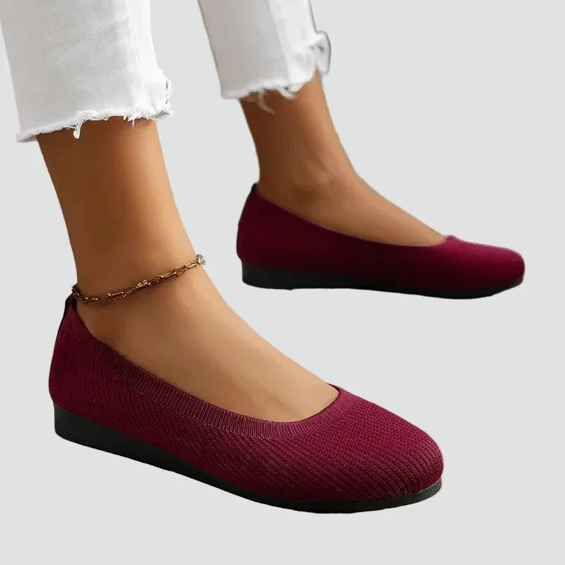 Ballerines en maille à bout rond — Amielle Paris