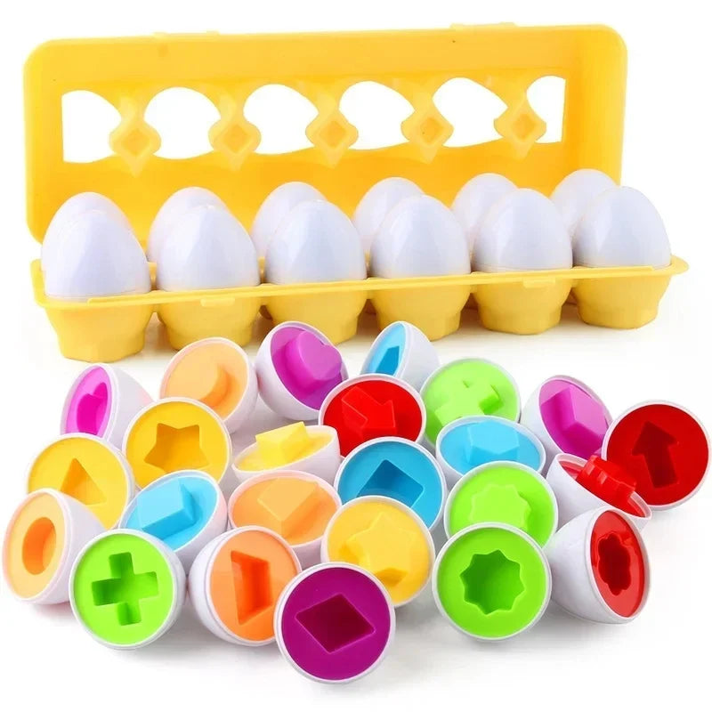 Œufs à associer par couleur et forme — lot de 12 — vue 8