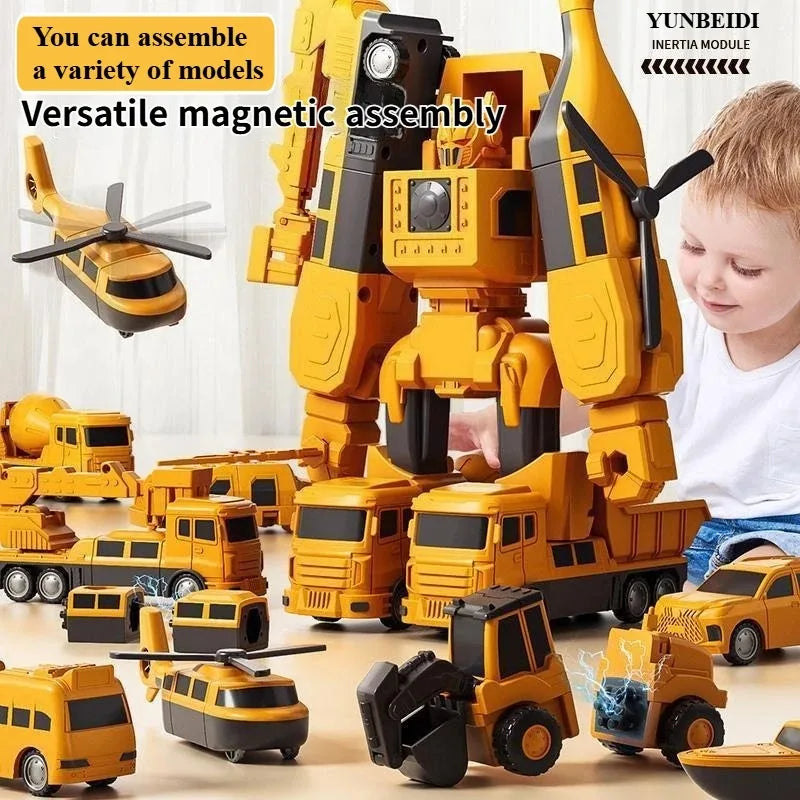 Véhicules de chantier magnétiques — 35 pièces — vue 6