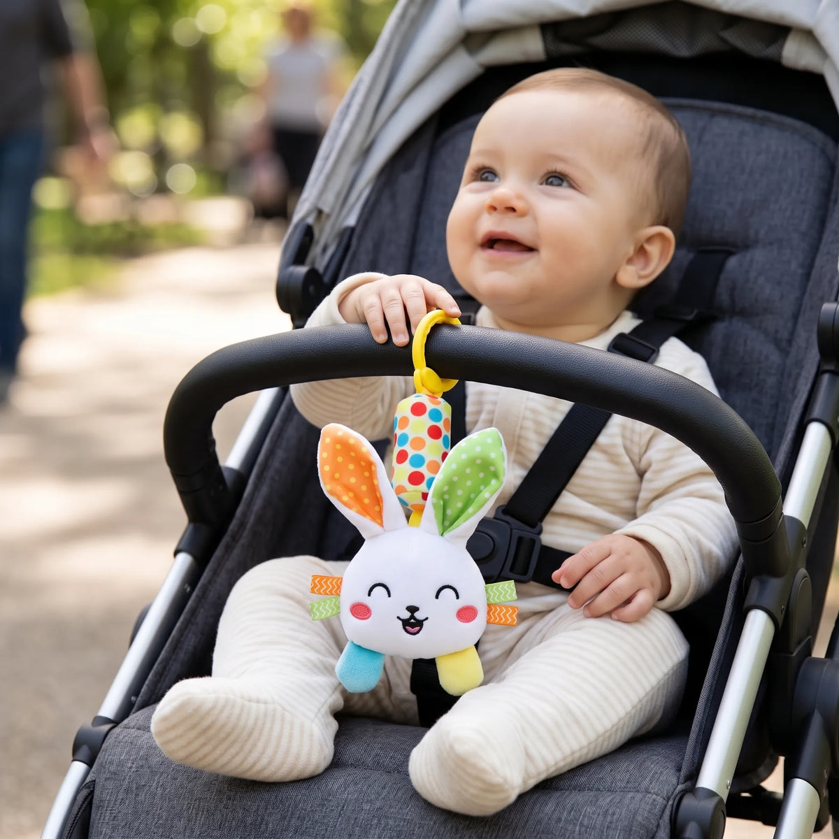 Hochet en peluche à suspendre pour poussette — vue 6