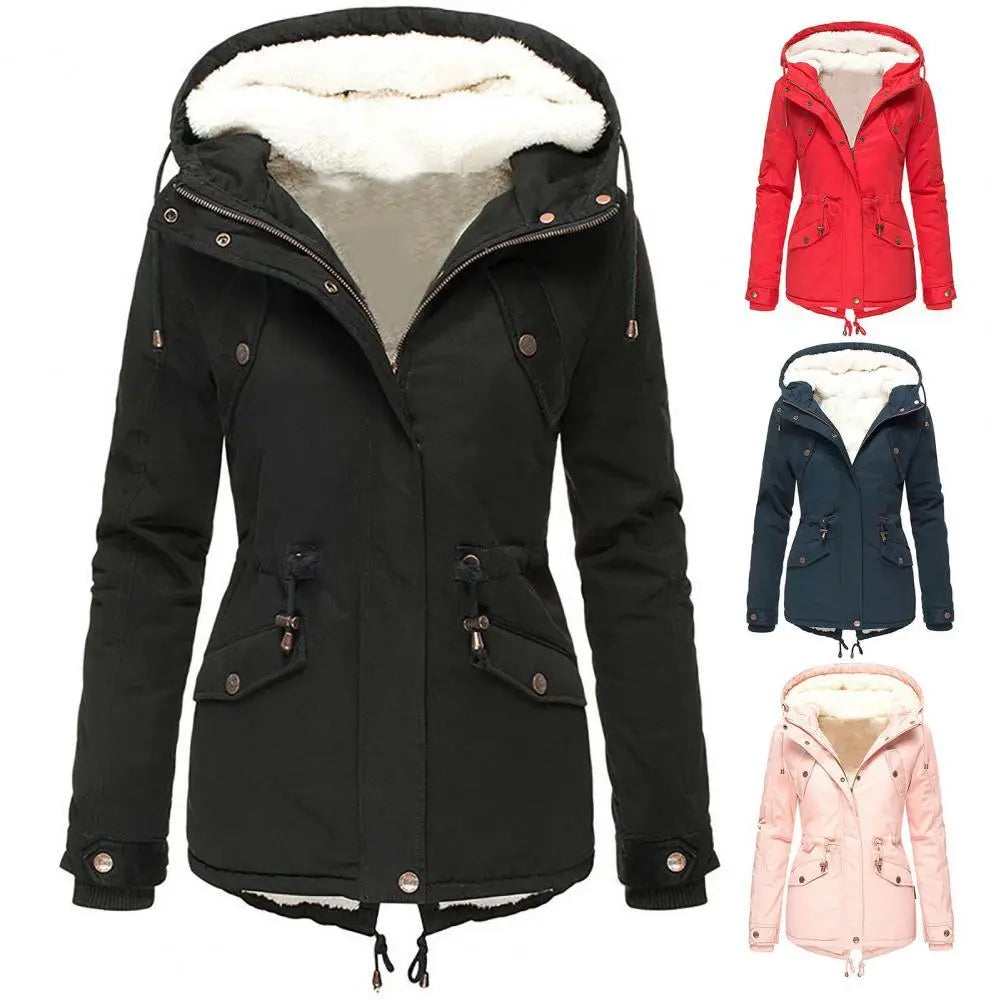 Ursula — Parka doublée à capuche — Amielle Paris