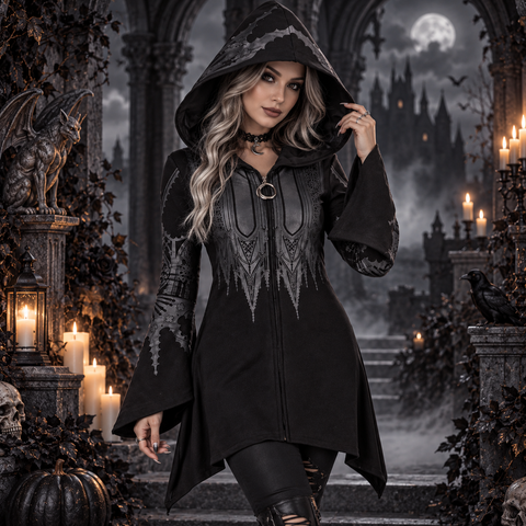 Witching Hour — Tunique à capuche Halloween
